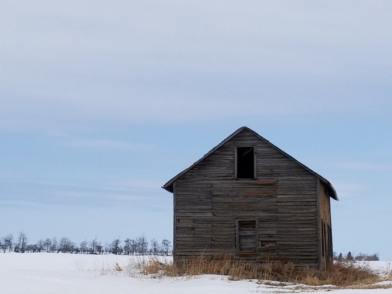 Alberta vintage farm building 